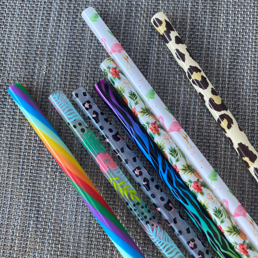 Printed Straws - Mad Crow Blanks